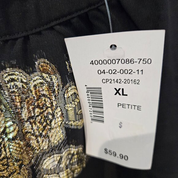 Cleo Gold Flower Halter Shirt - Picture 5 of 5